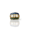 Load image into Gallery viewer, YELLOW GOLD LADY'S RING WITH NATURAL GEMSTONES
