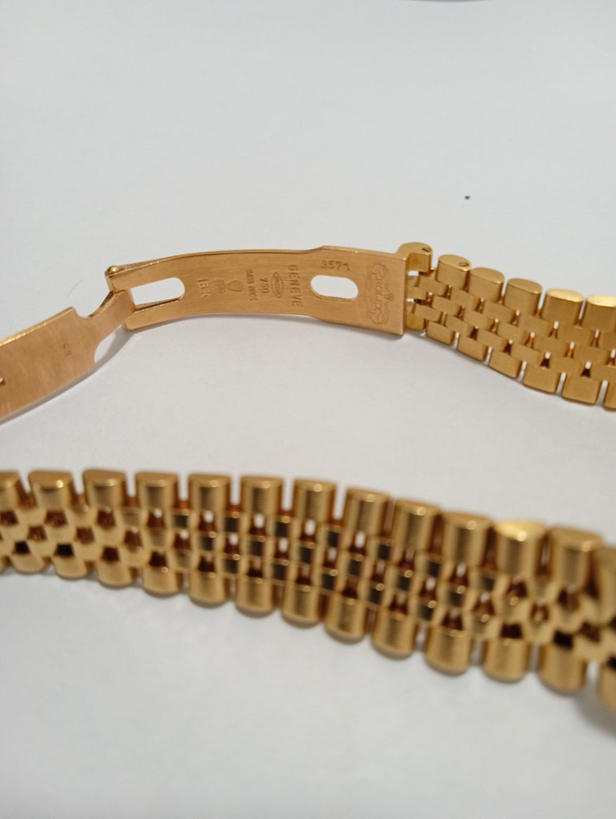 ROLEX LADY OYSTER PERPETUAL 18K YELLOW GOLD