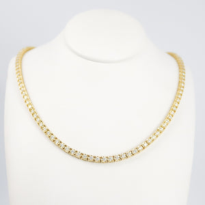 RIVIERA STYLE NECKLACE WITH LAB GROWN DIAMONDS