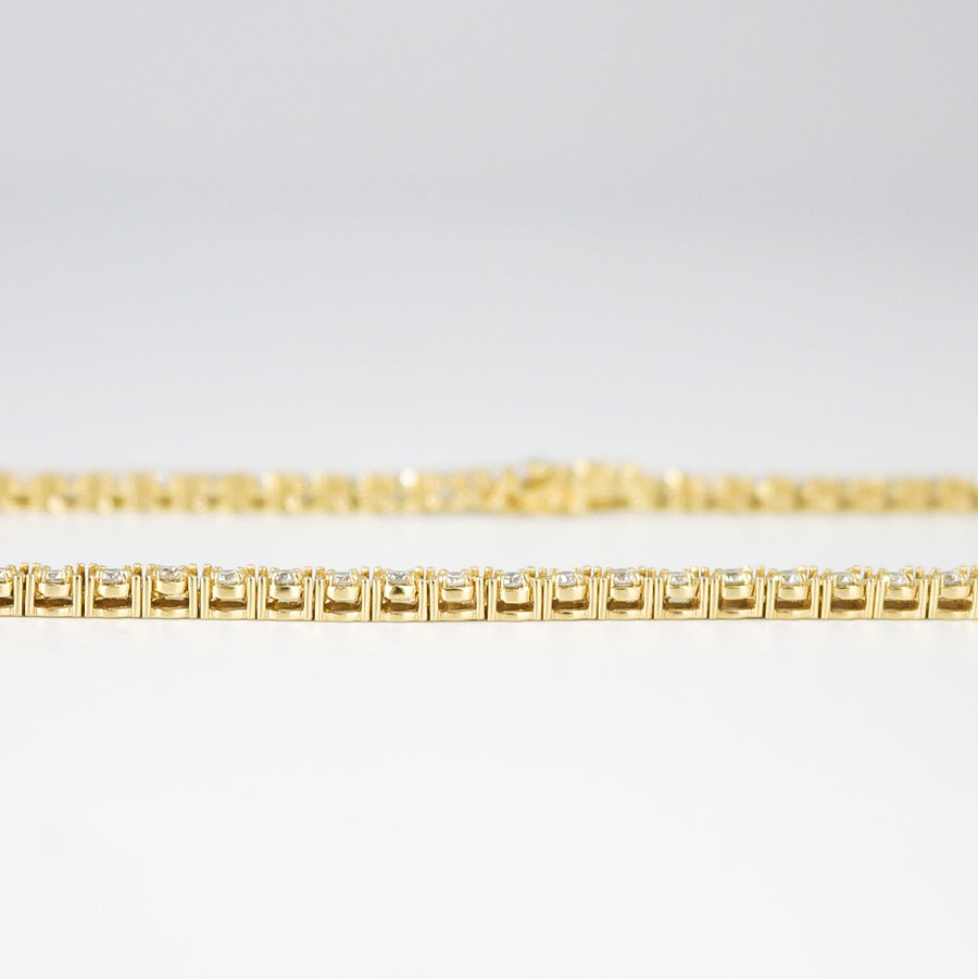 RIVIERA STYLE NECKLACE WITH LAB GROWN DIAMONDS