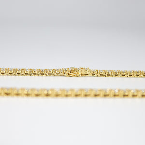 RIVIERA STYLE NECKLACE WITH LAB GROWN DIAMONDS