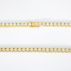 RIVIERA STYLE NECKLACE WITH LAB GROWN DIAMONDS