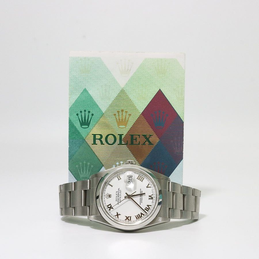 ROLEX DATEJUST 36MM  ROMAN NUMERALS