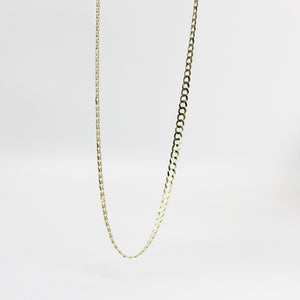 YELLOW GOLD CUBAN STYLE CHAIN / NECKLACE