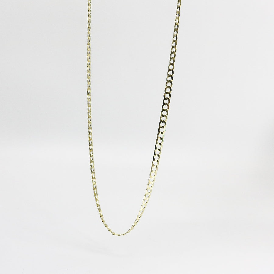 YELLOW GOLD CUBAN STYLE CHAIN / NECKLACE