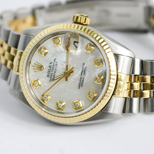 ROLEX DATEJUST 31MM MOTHER OF PEARL DIAL