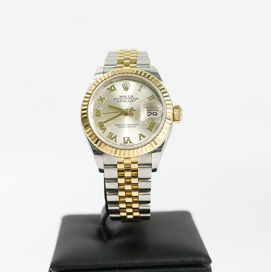 ROLEX LADY DATEJUST 28MM STAINLESS STEEL AND 18KT YELLOW GOLD