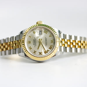 ROLEX LADY DATEJUST 28MM STAINLESS STEEL AND 18KT YELLOW GOLD.