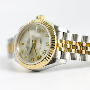 ROLEX LADY DATEJUST 28MM STAINLESS STEEL AND 18KT YELLOW GOLD