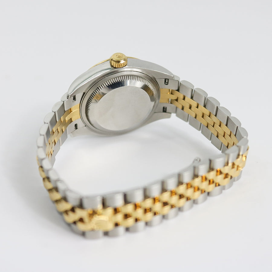 ROLEX LADY DATEJUST 28MM STAINLESS STEEL AND 18KT YELLOW GOLD.
