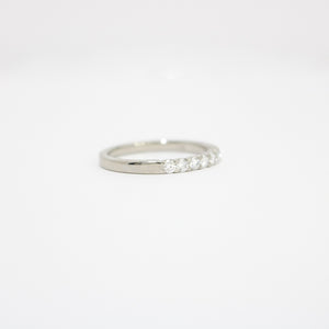WHITE GOLD NATURAL DIAMOND WEDDING BAND