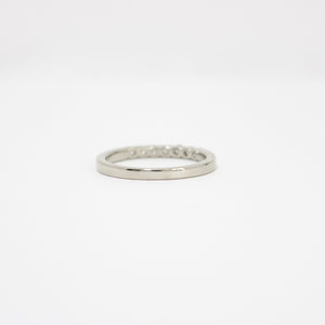 WHITE GOLD NATURAL DIAMOND WEDDING BAND