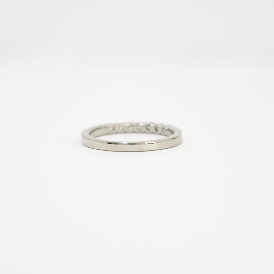 WHITE GOLD NATURAL DIAMOND WEDDING BAND