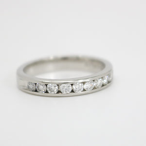PLATINUM NATURAL DIAMOND  BAND