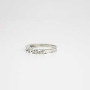 WHITE GOLD LADY'S WEDDING BAND