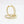 Load image into Gallery viewer, YELLOW GOLD NATURAL DIAMOND HOOP EARRINGS
