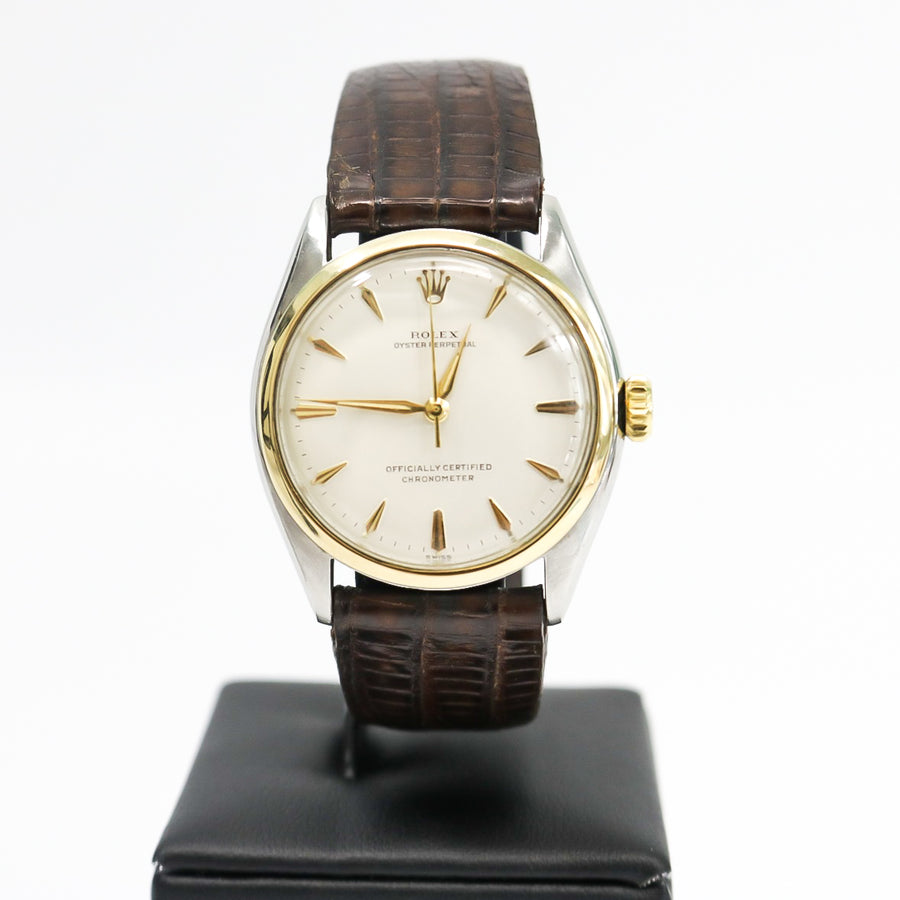 VINTAGE ROLEX OYSTER PERPETUAL 34MM  REFERENCE 6084