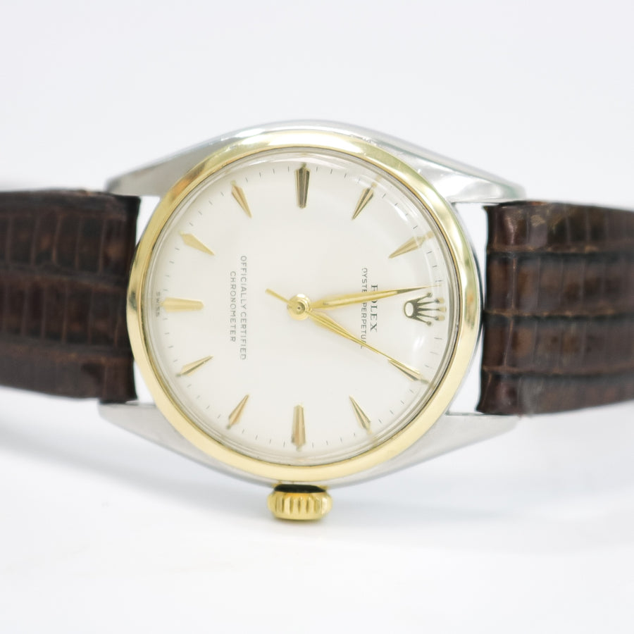VINTAGE ROLEX OYSTER PERPETUAL 34MM  REFERENCE 6084