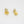 Load image into Gallery viewer, YELLOW GOLD TRIANGLE CUT NATURAL DIAMOND STUD EARRINGS
