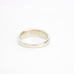 TWO TONE GOLD MEN'S NATURAL DIAMOND BAND