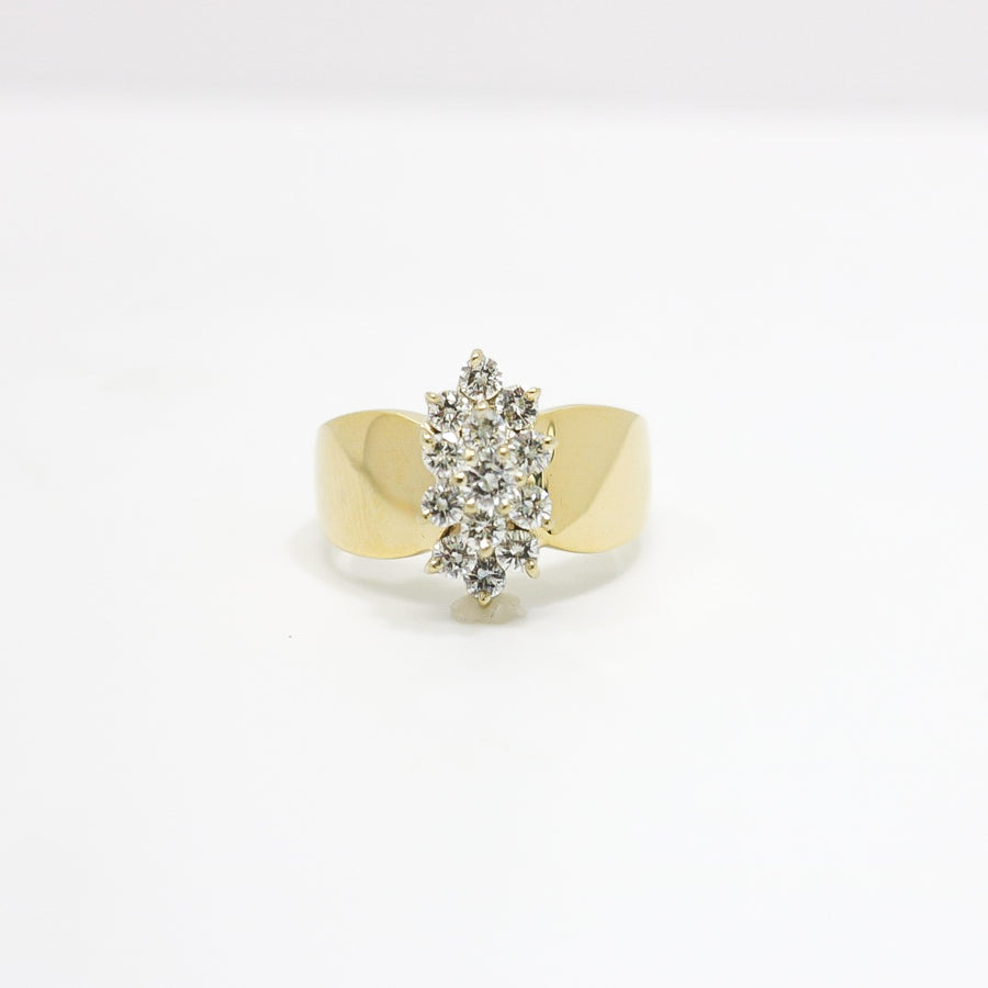 LADIES DIAMOND CLUSTER RING