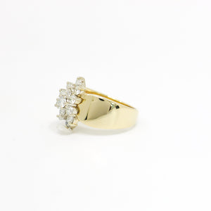 LADIES DIAMOND CLUSTER RING