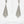Load image into Gallery viewer, WHITE GOLD NATURAL DIAMOND DROP EARRINGS
