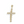 Load image into Gallery viewer, YELLOW GOLD NATURAL DIAMOND CROSS PENDANT
