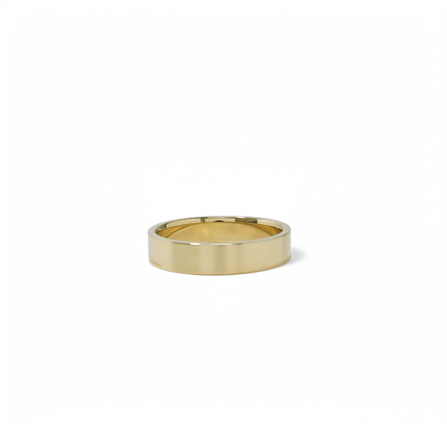 YELLOW GOLD MEN'S WEDDING BAND