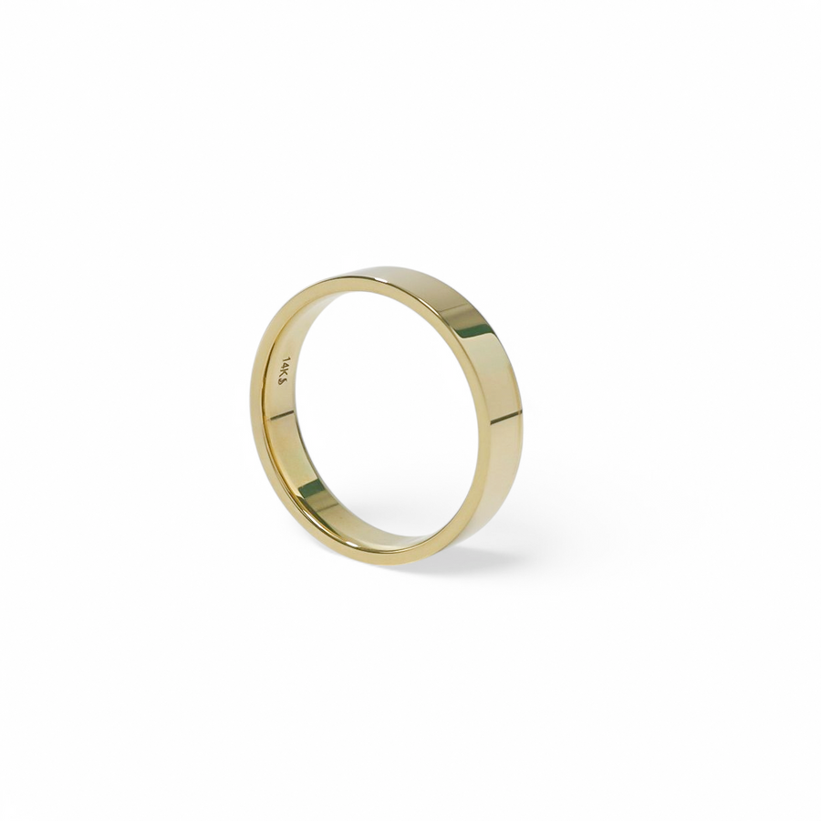YELLOW GOLD MEN'S WEDDING BAND
