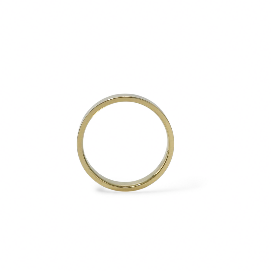YELLOW GOLD MEN'S WEDDING BAND
