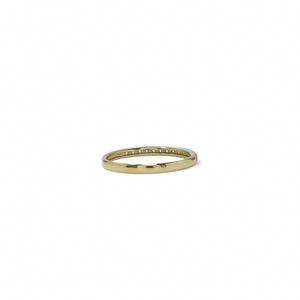YELLOW GOLD CUBIC ZIRCONIA LADY'S RING