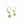 Load image into Gallery viewer, YELLOW GOLD SPHERE DROP EARRINGS
