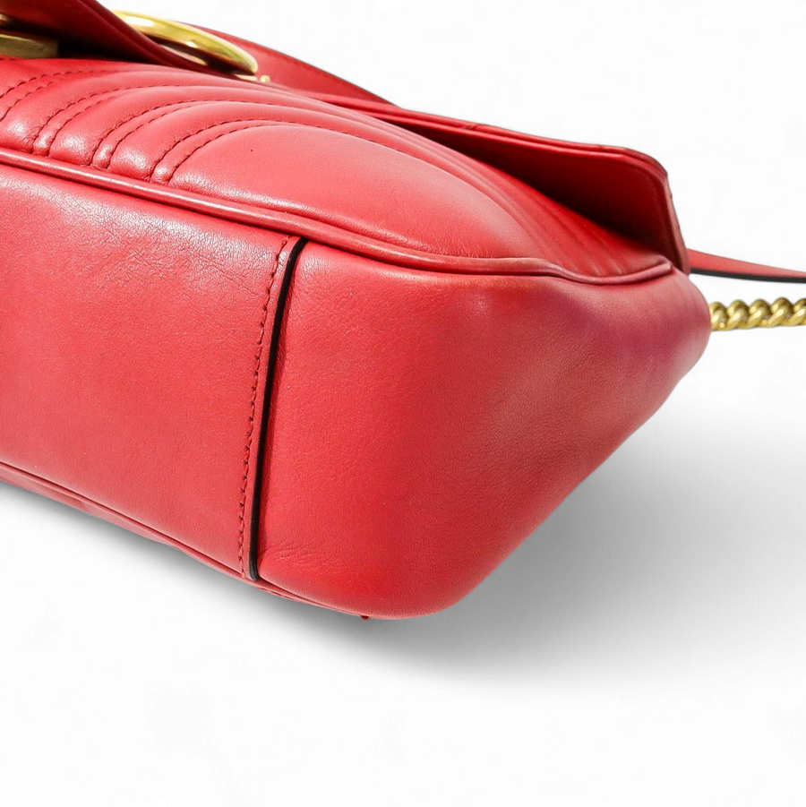 PRE-OWNED GUCCI MATELASSE FLAP BAG