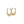 Load image into Gallery viewer, YELLOW GOLD SHELL STYLE HOOP EARRINGS
