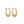 Load image into Gallery viewer, YELLOW GOLD SHELL STYLE HOOP EARRINGS
