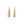 Load image into Gallery viewer, YELLOW GOLD MATTE AND POLISHED SHRIMP HOOP EARRINGS
