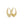Load image into Gallery viewer, YELLOW GOLD MATTE AND POLISHED SHRIMP HOOP EARRINGS
