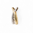 Load image into Gallery viewer, TWO TONE GOLD DIAMOND PENDANT
