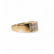 Load image into Gallery viewer, YELLOW GOLD MEN'S RING WITH NATURAL DIAMONDS.
