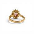 Load image into Gallery viewer, YELLOW GOLD LADY'S RING WITH MORGANITE STONE AND DIAMONDS
