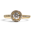 Load image into Gallery viewer, DIAMOND HIDDEN HALO ENGAGEMENT RING
