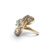 Load image into Gallery viewer, NATURAL DIAMOND UNIQUE DIAMOND ENGAGEMENT RING
