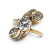 Load image into Gallery viewer, NATURAL DIAMOND UNIQUE DIAMOND ENGAGEMENT RING
