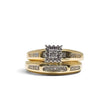 Load image into Gallery viewer, BRIDAL DIAMOND CLUSTER SET
