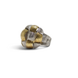 Load image into Gallery viewer, TWO TONE BASKET DOME RING
