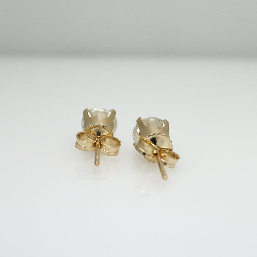 SOLITAIRE DIAMOND EARRINGS