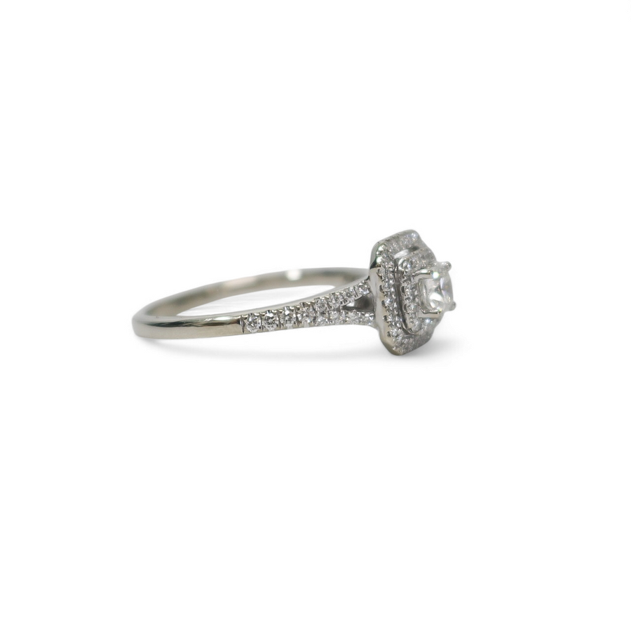 DOUBLE HALO DIAMOND RING