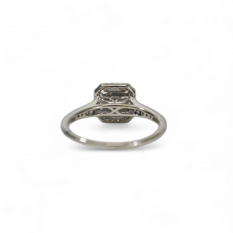 DOUBLE HALO DIAMOND RING