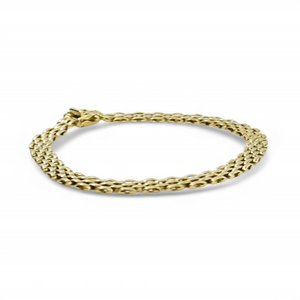 YELLOW GOLD PANTHER LINK BRACELET